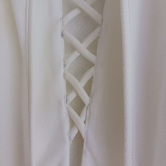 Ana's Fashion halther neck off white dress size 1X - Picture 6 of 8